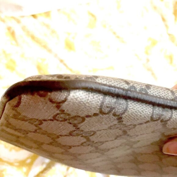 GUCCI AUTHENTIC vintage 70s/80s monogram tote w/ Gucci stripe - Picture 8 of 9